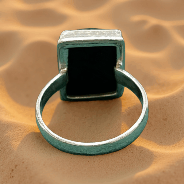 Aurora Opal Faceted Rectangle Ring – Size 9 - Image 4